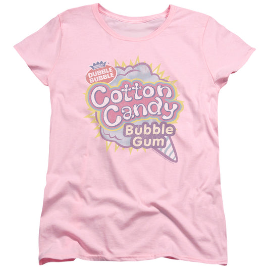 Dubble Bubble Cotton Candy Womens T Shirt Pink