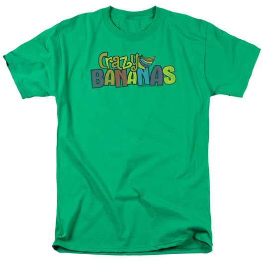 Dubble Bubble Crazy Bananas Mens T Shirt Kelly Green