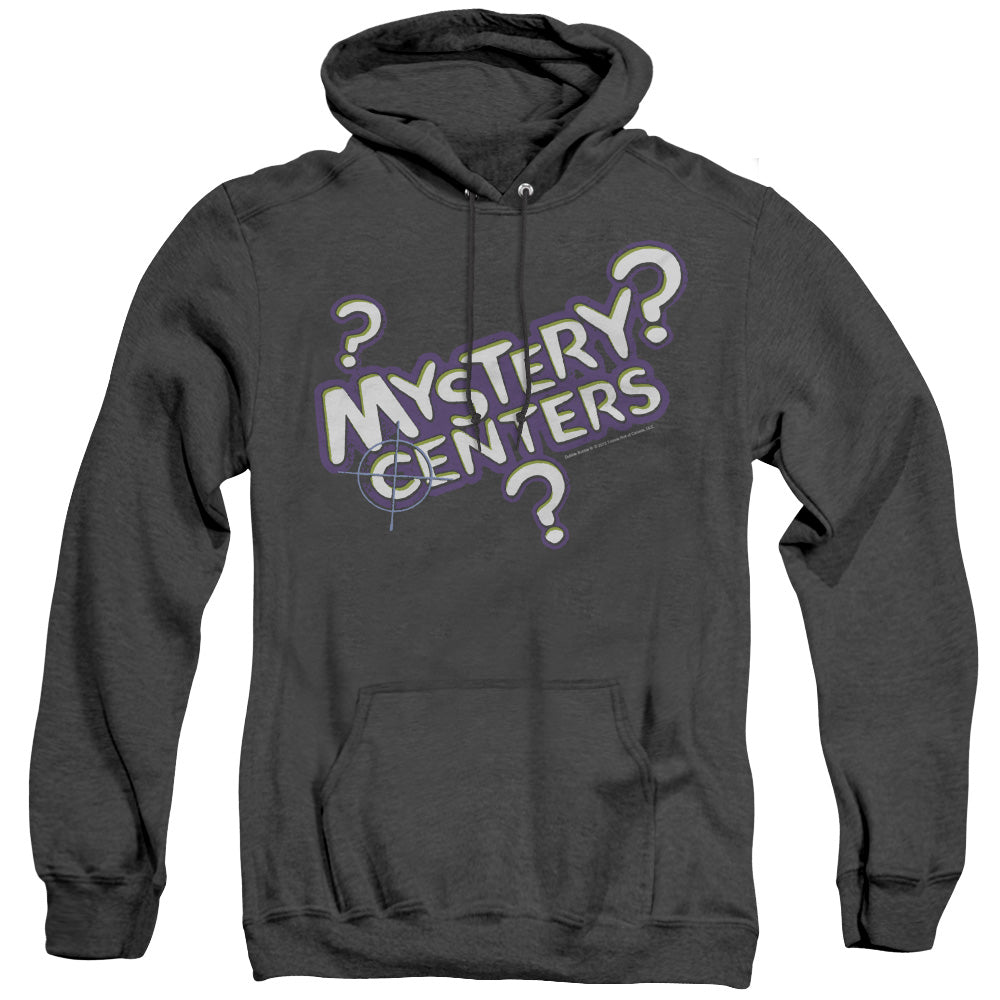 Dubble Bubble Mystery Centers Heather Mens Hoodie Black