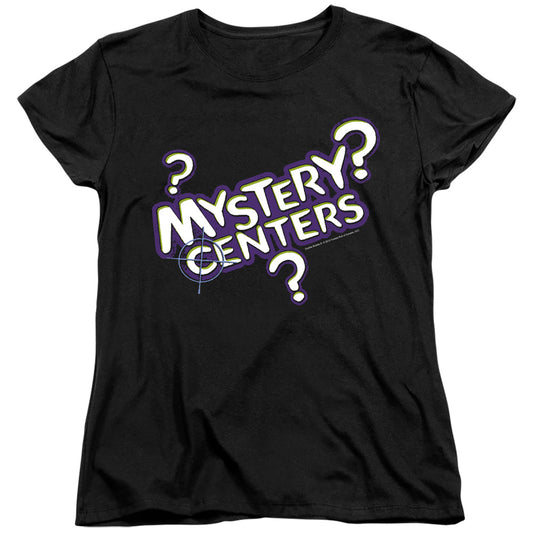 Dubble Bubble Mystery Centers Womens T Shirt Black