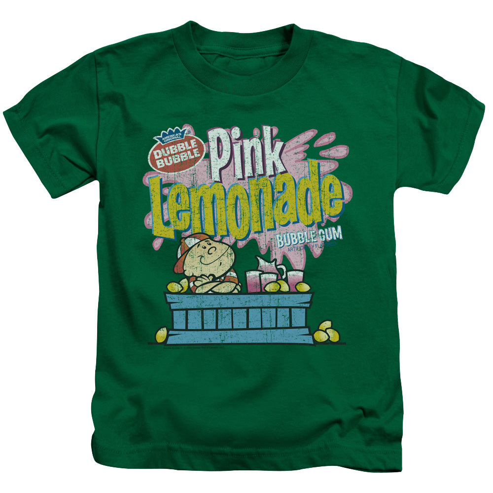 Dubble Bubble Pink Lemonade Juvenile Kids Youth T Shirt Kelly Green (5 6)