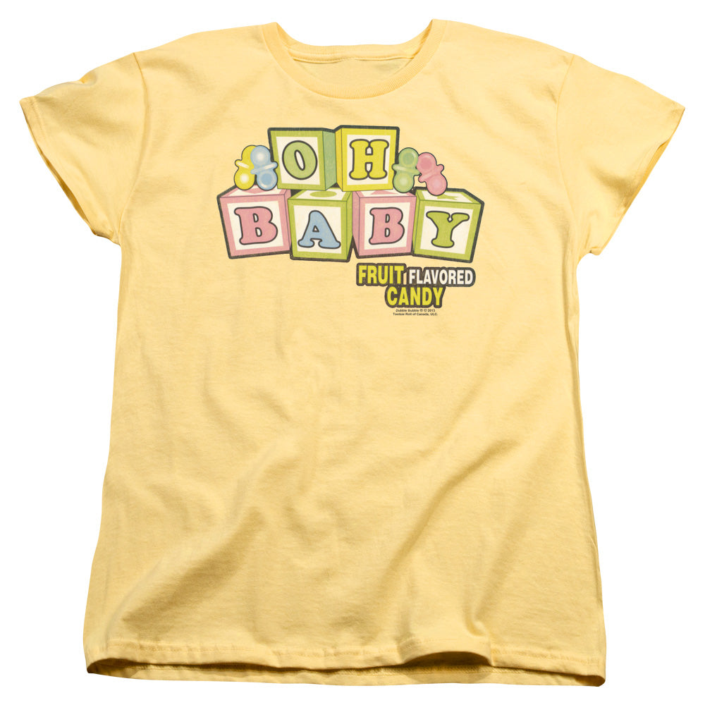 Dubble Bubble Oh Baby Womens T Shirt Banana Officially Licensed