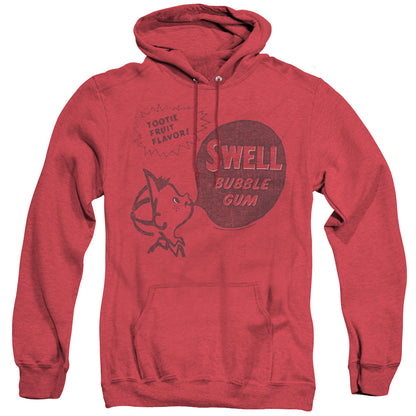 Dubble Bubble Swell Gum Heather Mens Hoodie Red Officially Licensed
