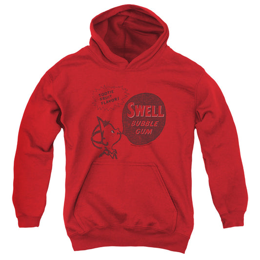 Dubble Bubble Swell Gum Kids Youth Hoodie Red