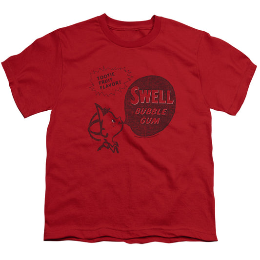 Dubble Bubble Swell Gum Kids Youth T Shirt Red