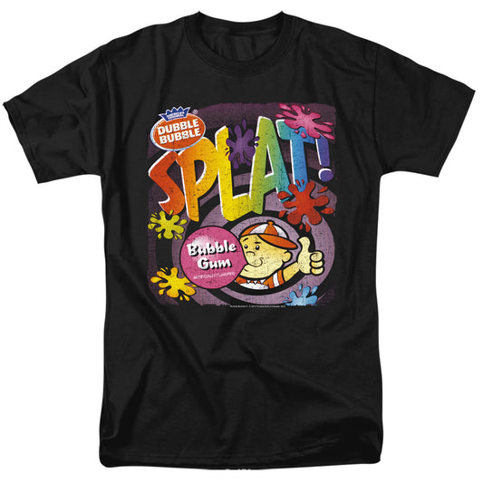 Dubble Bubble Splat Gum Mens T Shirt Black