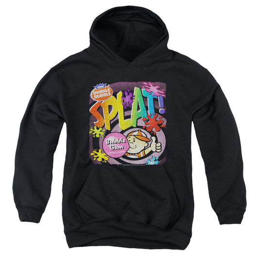 Dubble Bubble Splat Gum Kids Youth Hoodie Black