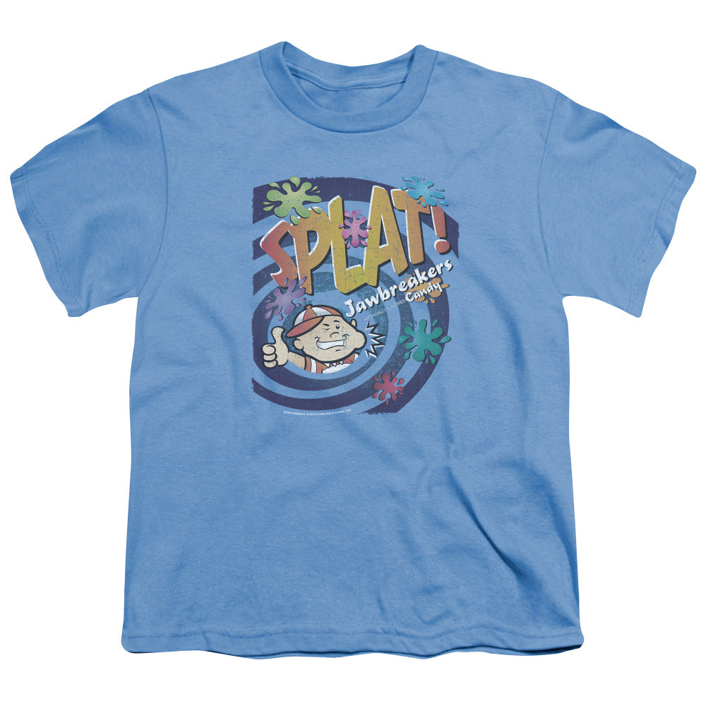 Dubble Bubble Splat Jawbreakers Kids Youth T Shirt Carolina Blue