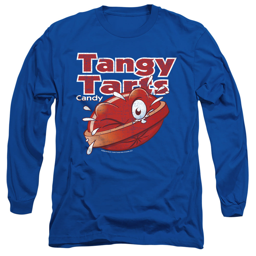 Dubble Bubble Tangy Tarts Mens Long Sleeve Shirt Royal Blue