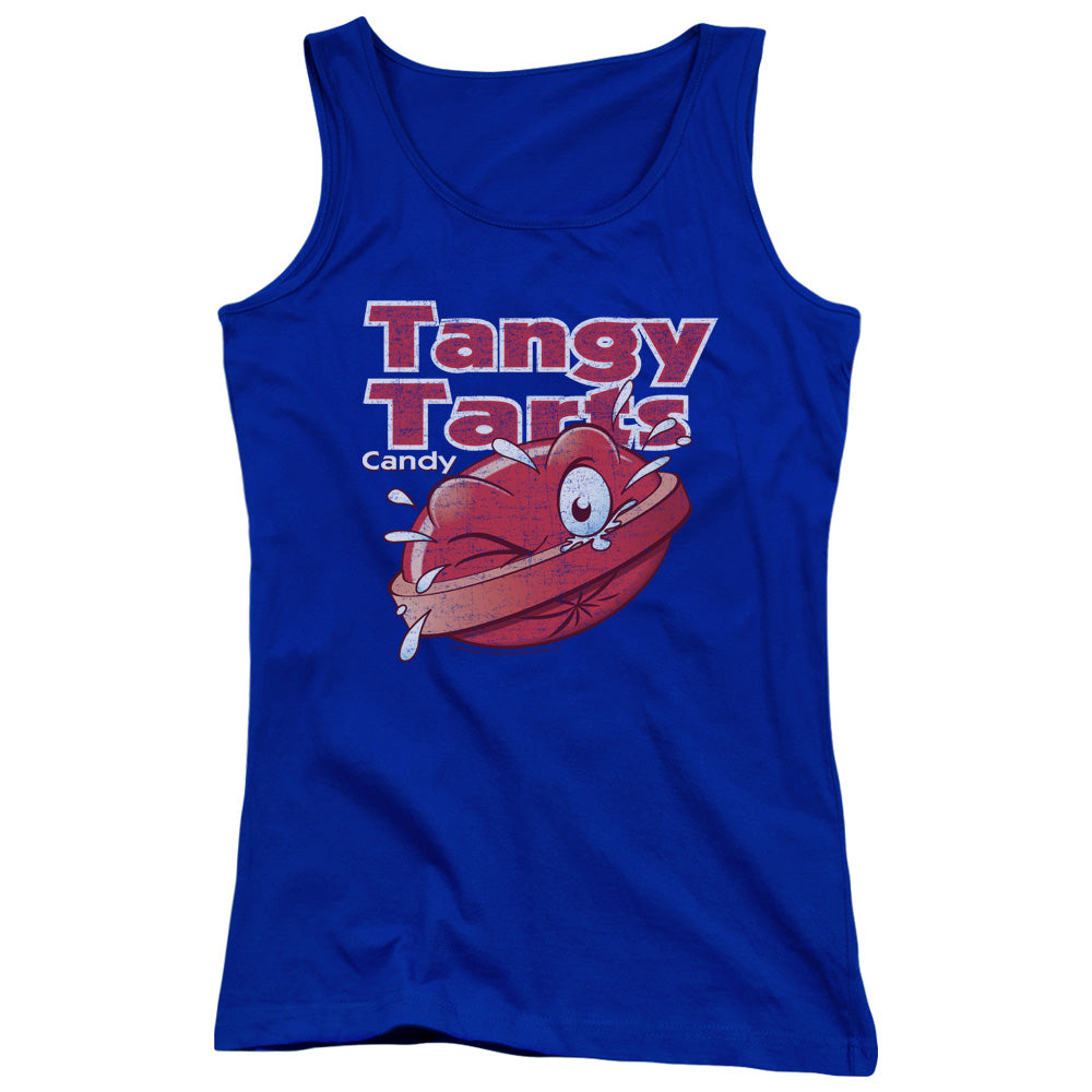 Dubble Bubble Tangy Tarts Womens Tank Top Shirt Royal Blue