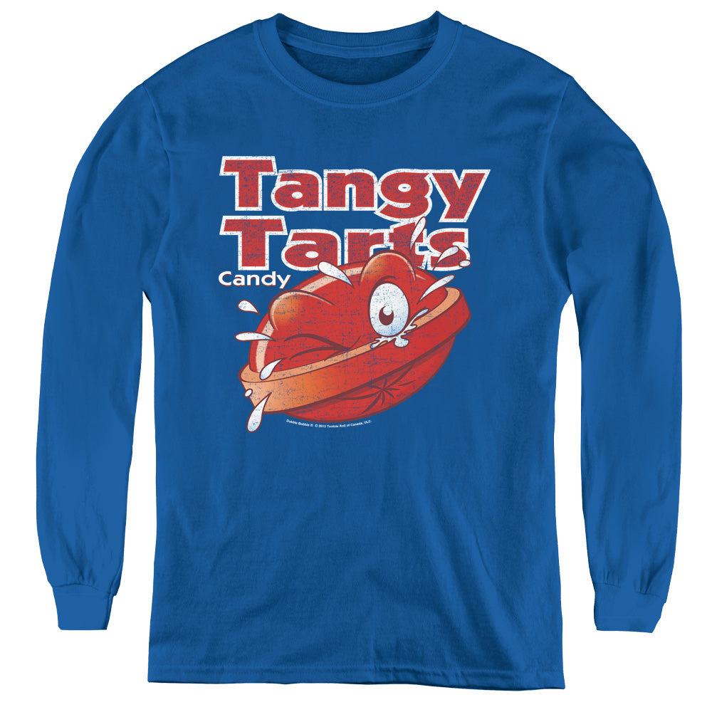 Dubble Bubble Tangy Tarts Long Sleeve Kids Youth T Shirt Royal Blue