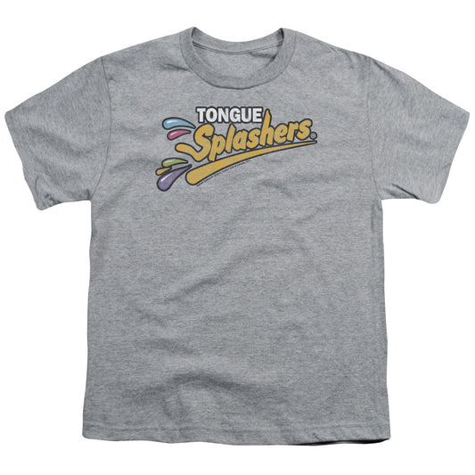 Dubble Bubble Tongue Splashers Logo Kids Youth T Shirt Athletic Heather