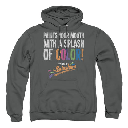 Dubble Bubble Paints Your Mouth Mens Hoodie Charcoal