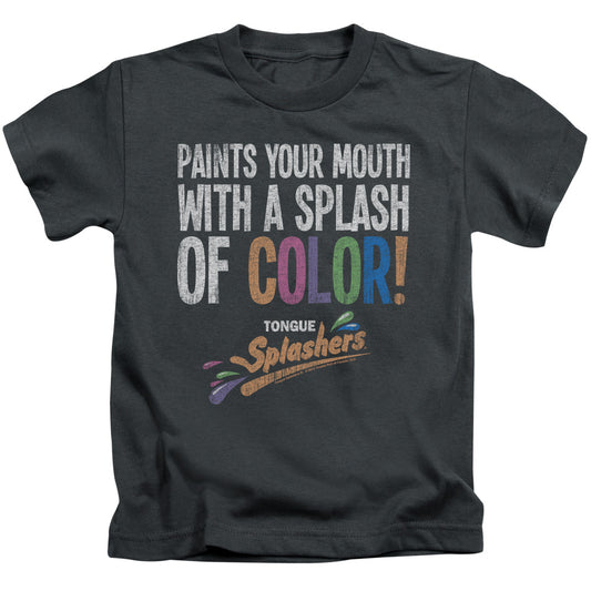 Dubble Bubble Paints Your Mouth Juvenile Kids Youth T Shirt Charcoal (7)