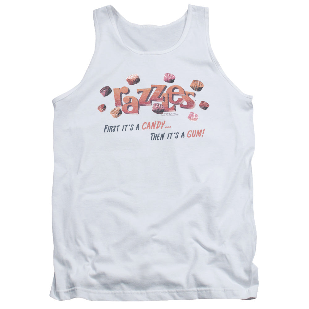 Dubble Bubble a Gum and a Candy Mens Tank Top Shirt White