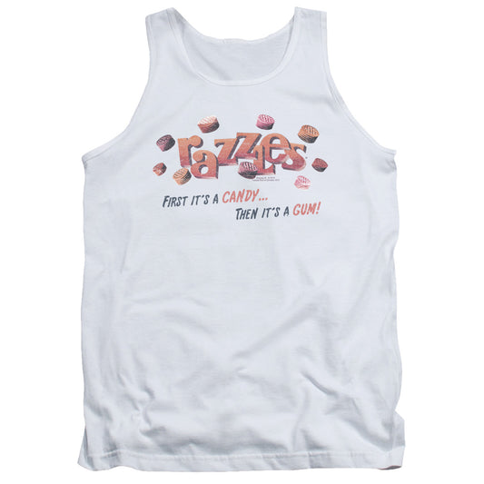 Dubble Bubble a Gum and a Candy Mens Tank Top Shirt White