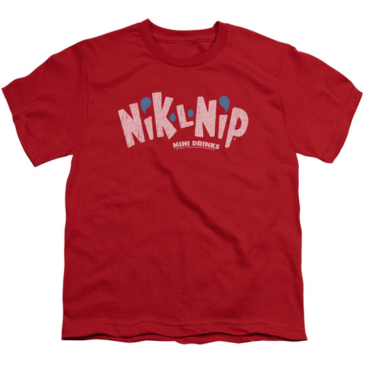 Dubble Bubble Distressed Logo Kids Youth T Shirt Red