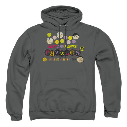 Dubble Bubble Razzles Retro Box Mens Hoodie Charcoal