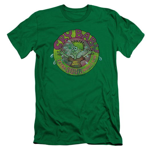 Dubble Bubble Logo Slim Fit Mens T Shirt Kelly Green