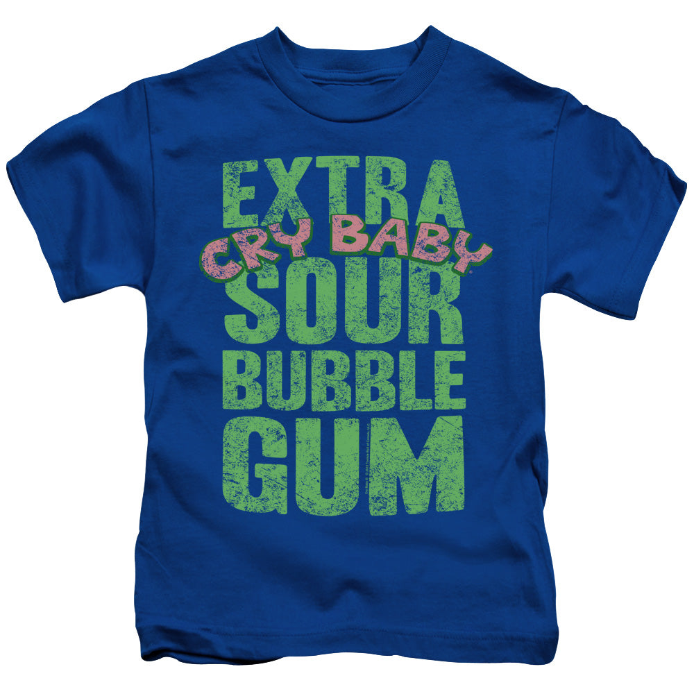 Dubble Bubble Extra Sour Juvenile Kids Youth T Shirt Royal Blue (5 6)