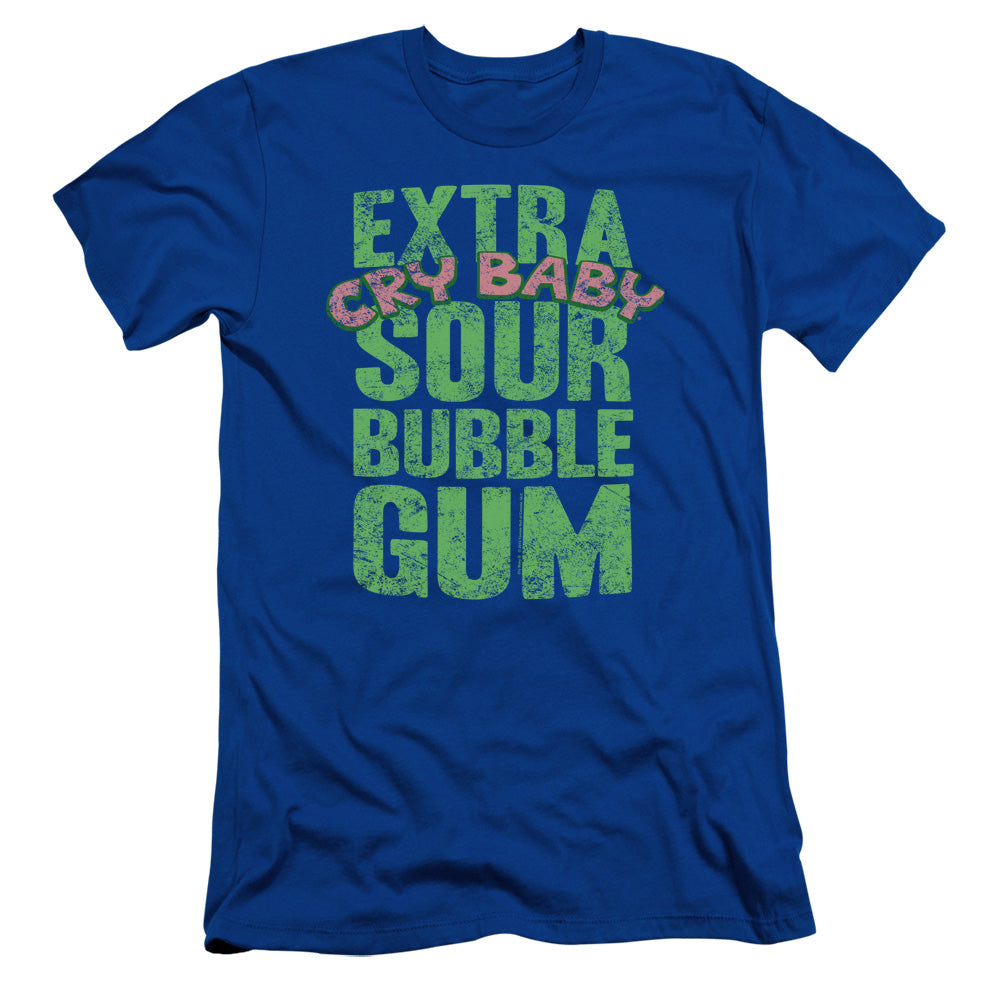 Dubble Bubble Extra Sour Slim Fit Mens T Shirt Royal Blue