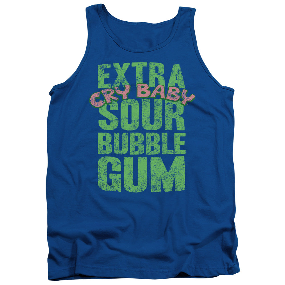 Dubble Bubble Extra Sour Mens Tank Top Shirt Royal Blue