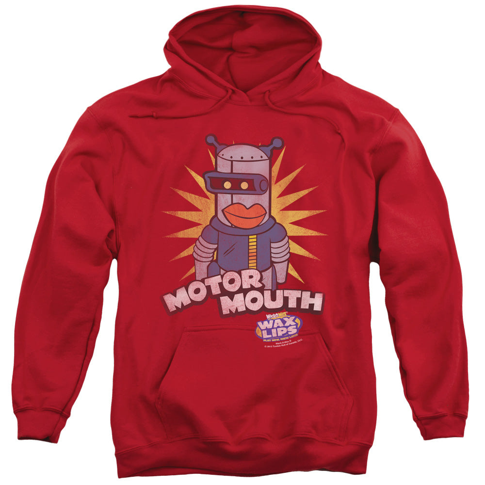 Dubble Bubble Motor Mouth Mens Hoodie Red