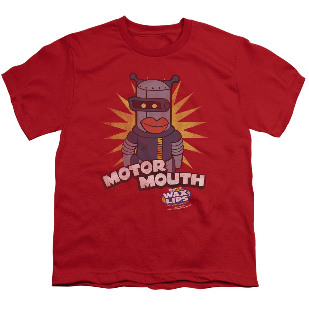 Dubble Bubble Motor Mouth Kids Youth T Shirt Red