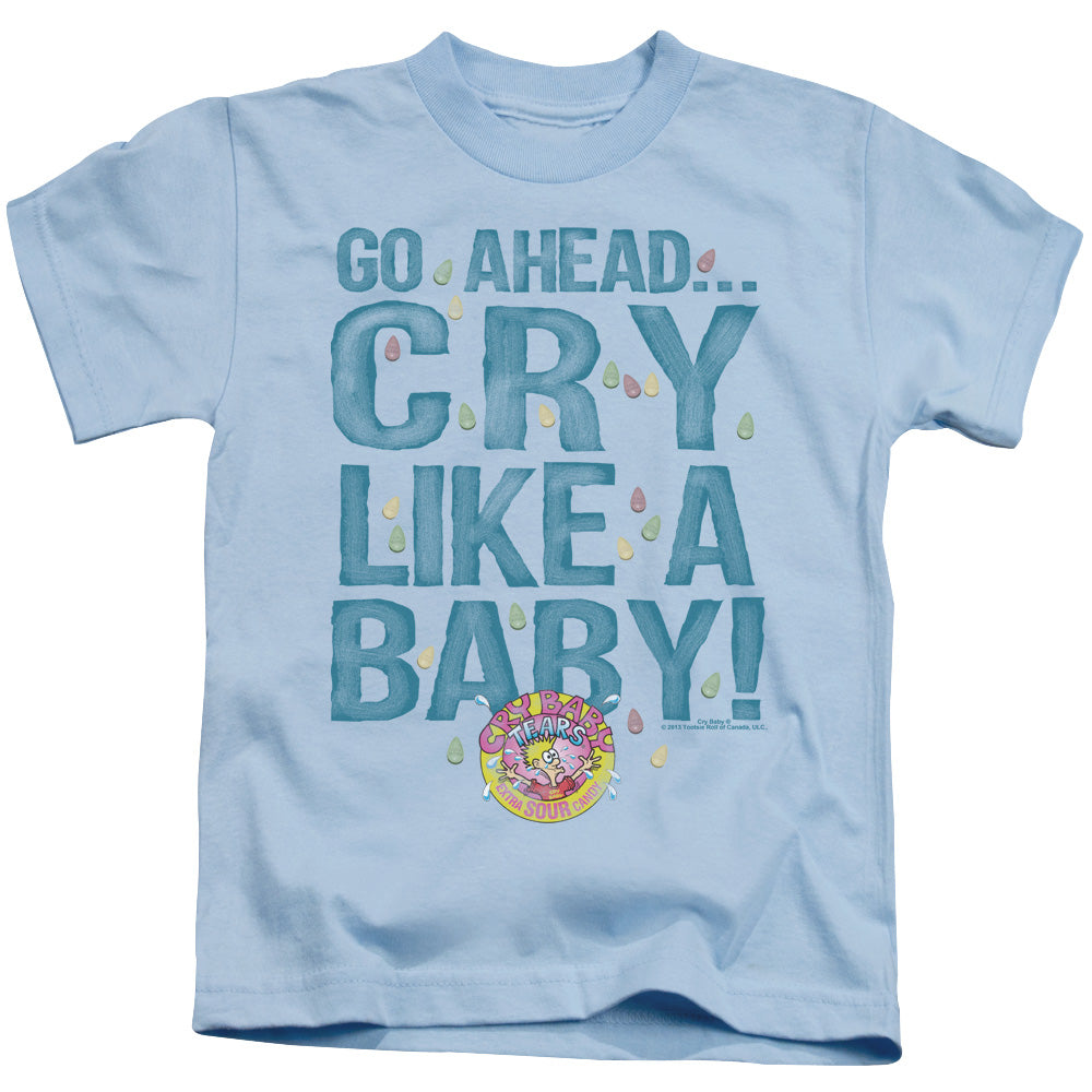 Dubble Bubble Cry Like a Baby Juvenile Kids Youth T Shirt Light Blue (5 6)