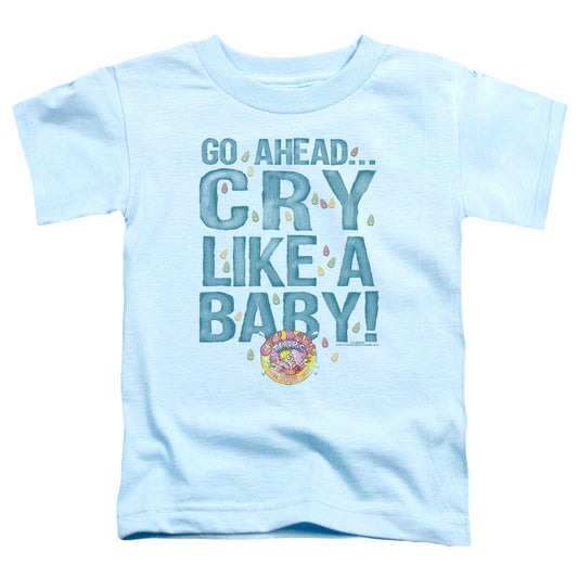 Dubble Bubble Cry Like a Baby Toddler Kids Youth T Shirt Light Blue