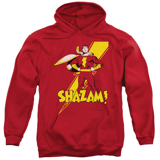 DC Comics Shazam! Mens Hoodie Red