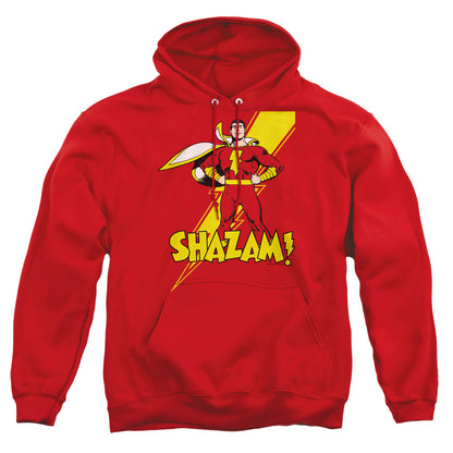 Dc Shazam Shazam Mens Hoodie Red Officially Licensed