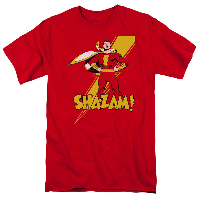 DC Comics Shazam! Mens T Shirt Red