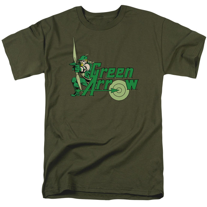 DC Comics Green Arrow Mens T Shirt Military Green