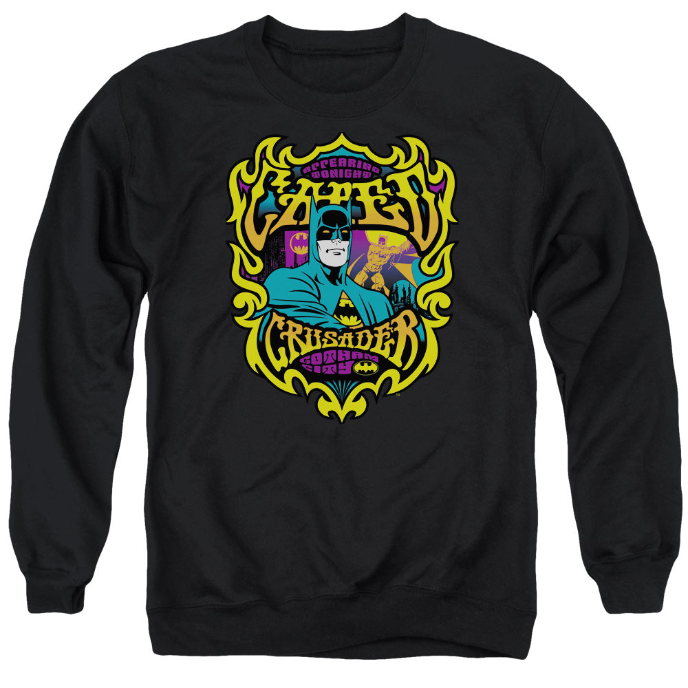 DC Comics Appearing Tonight Mens Crewneck Sweatshirt Black