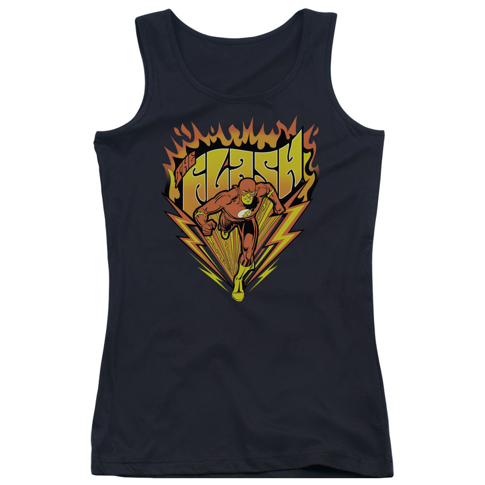 DC Comics Flash Blazing Speed Womens Tank Top Shirt Black