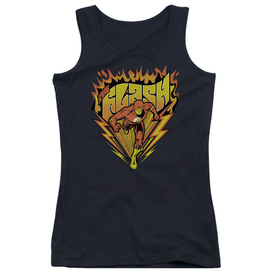 DC Comics Flash Blazing Speed Womens Tank Top Shirt Black