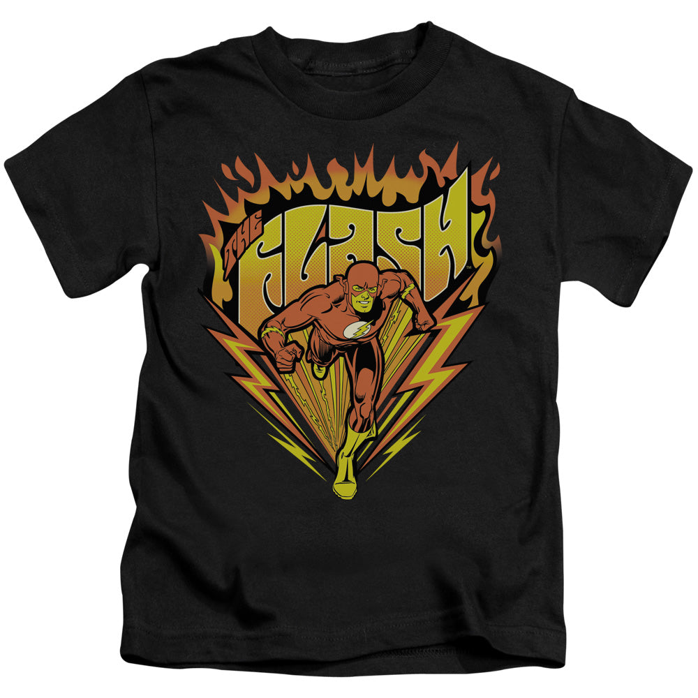 DC Comics Flash Blazing Speed Juvenile Kids Youth T Shirt Black 