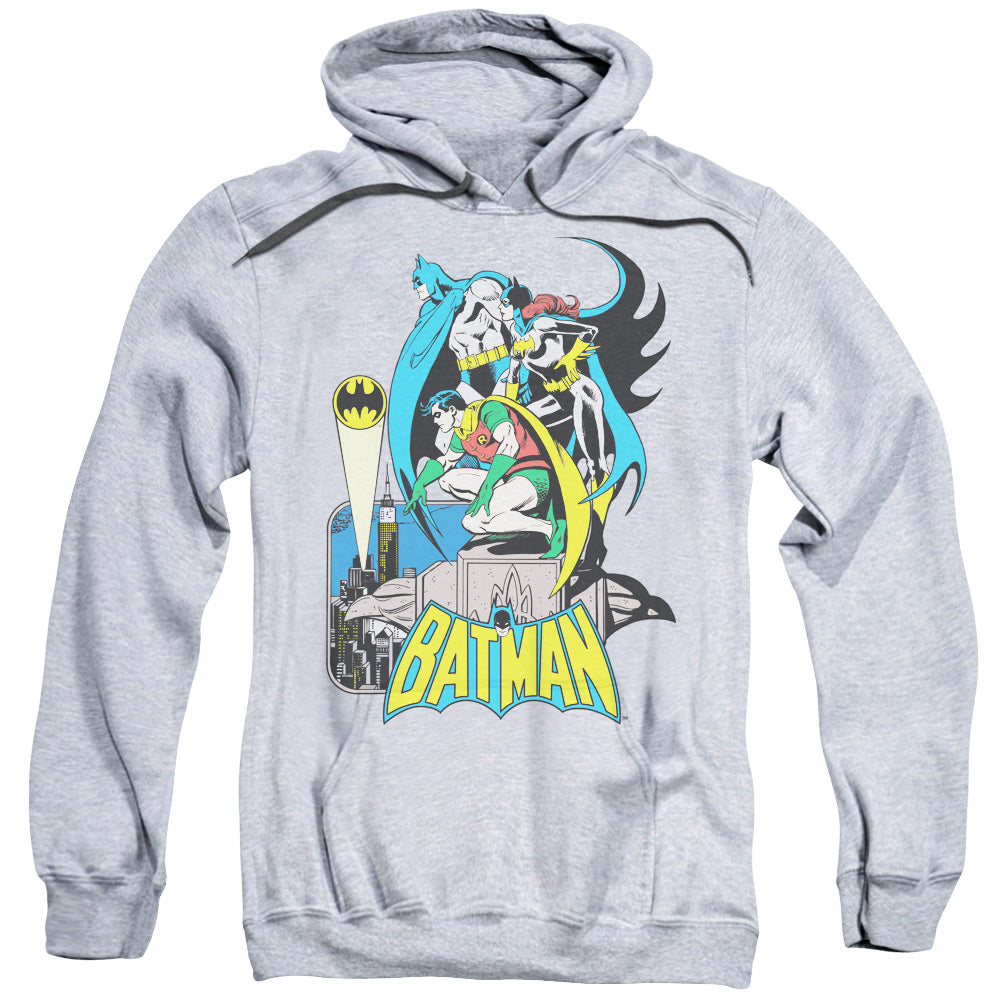 DC Comics Heroic Trio Mens Hoodie Athletic Heather