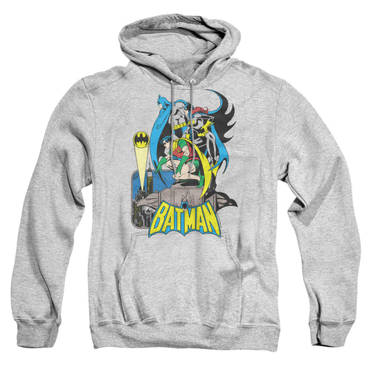 Dc Batman Heroic Trio Mens Hoodie Athletic Heather Officially Licensed