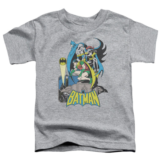 DC Comics Heroic Trio Toddler Kids Youth T Shirt Athletic Heather