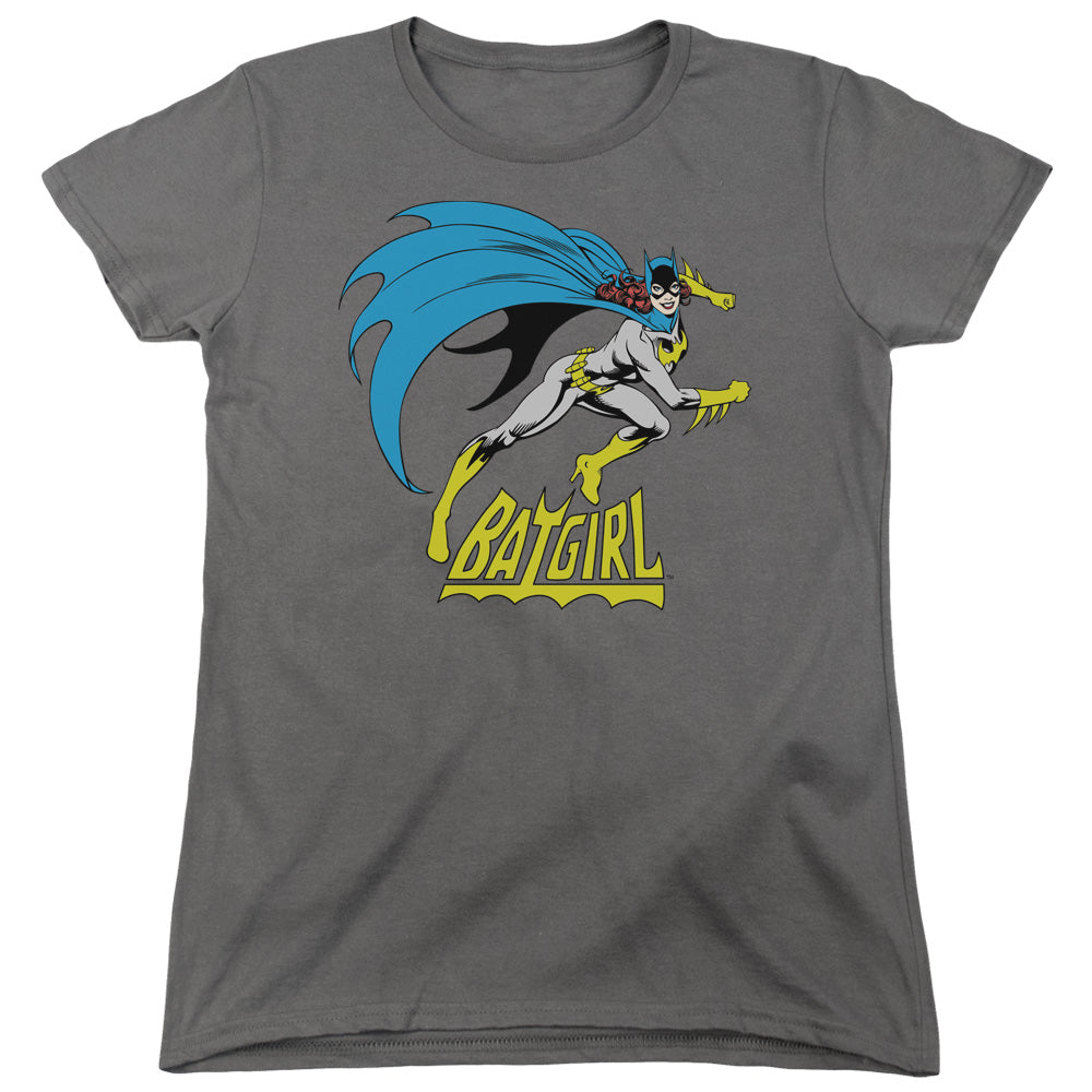 DC Comics Batgirl is Hot Womens T Shirt Charcoal