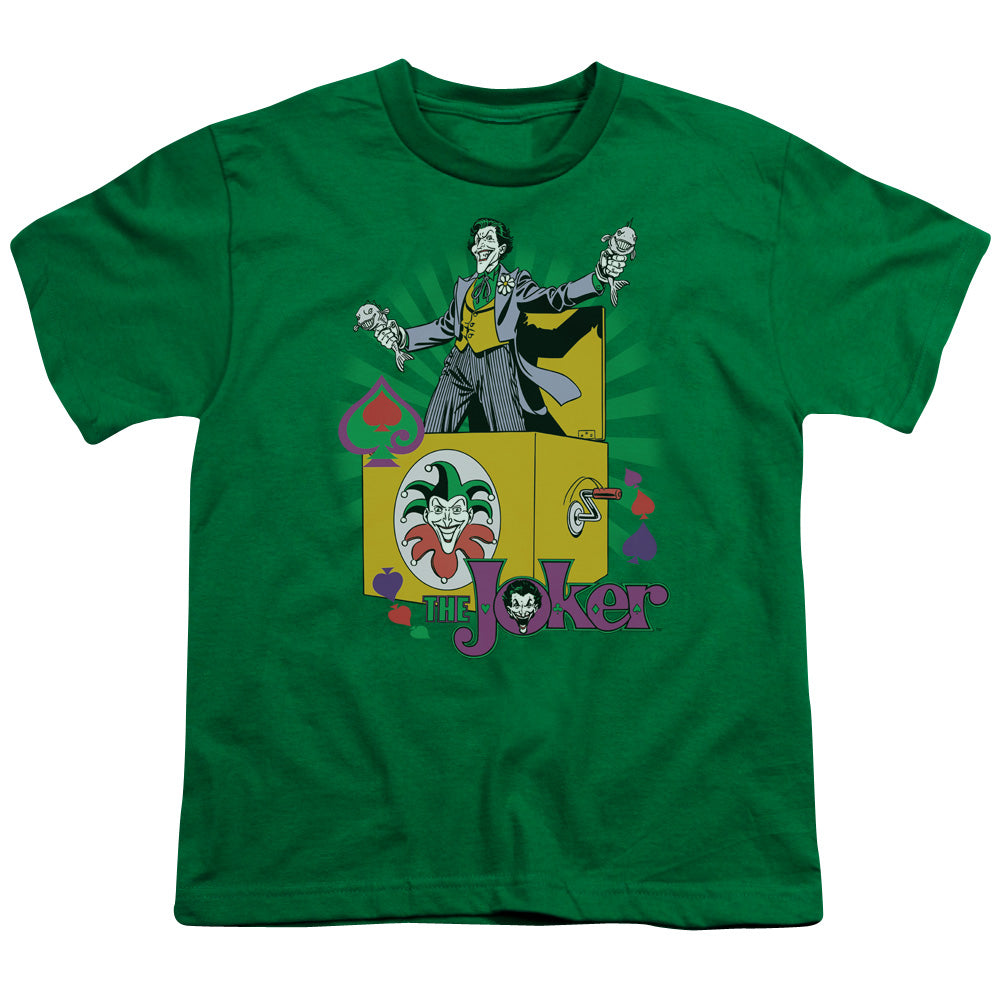 DC Comics These Fish Are Loaded Kids Youth T Shirt Kelly Green