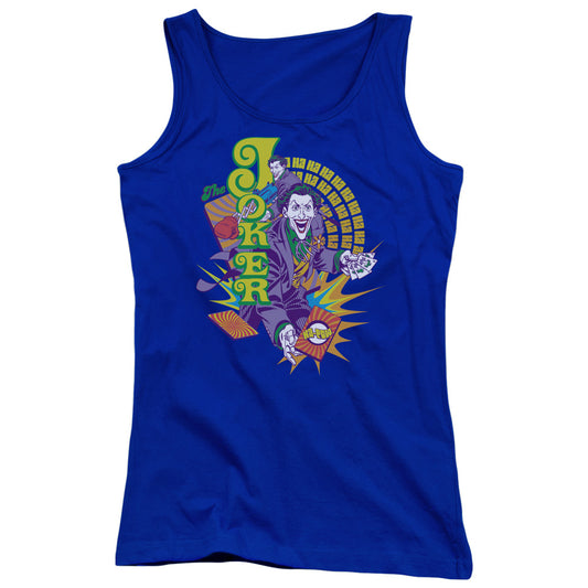 DC Comics Raw Deal Womens Tank Top Shirt Royal Blue