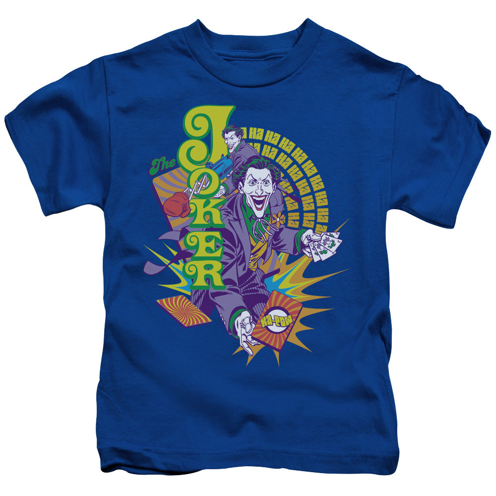 DC Comics Raw Deal Juvenile Kids Youth T Shirt Royal Blue 