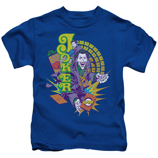 DC Comics Raw Deal Juvenile Kids Youth T Shirt Royal Blue 