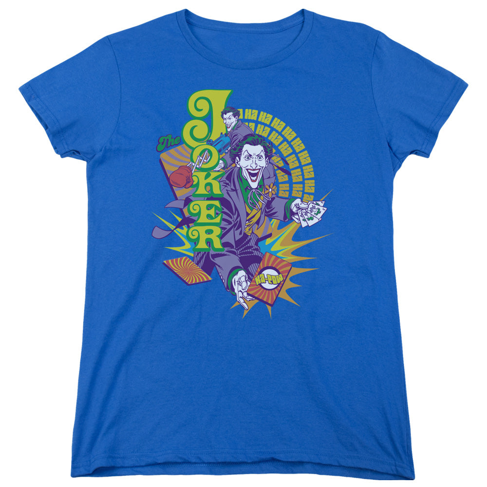 DC Comics Raw Deal Womens T Shirt Royal Blue