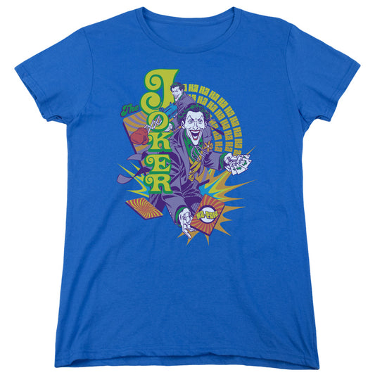 DC Comics Raw Deal Womens T Shirt Royal Blue