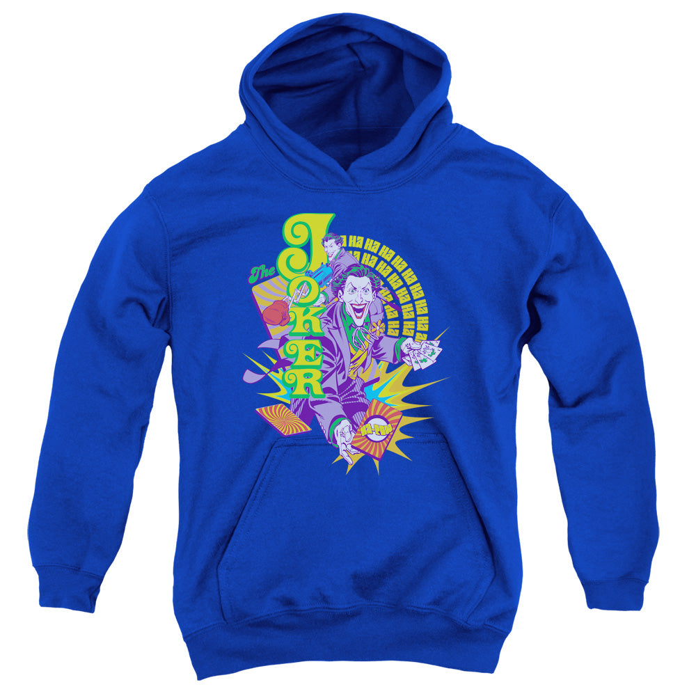 DC Comics Raw Deal Kids Youth Hoodie Royal