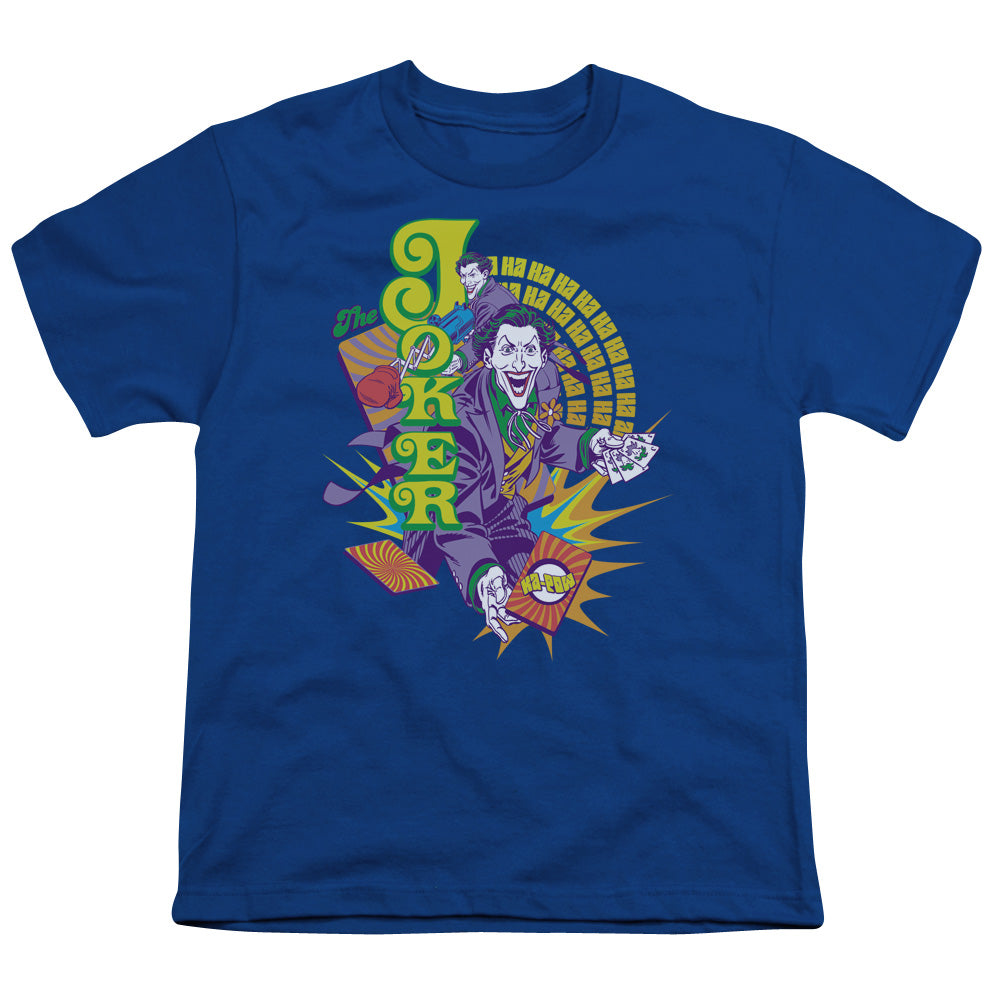 DC Comics Raw Deal Kids Youth T Shirt Royal Blue